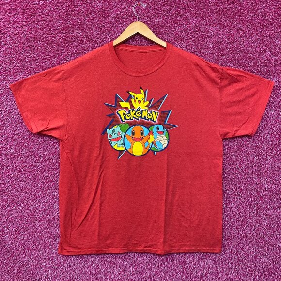 Pokémon Starter Pokemon anime Tshirt size Extra Large - Picture 1 of 4